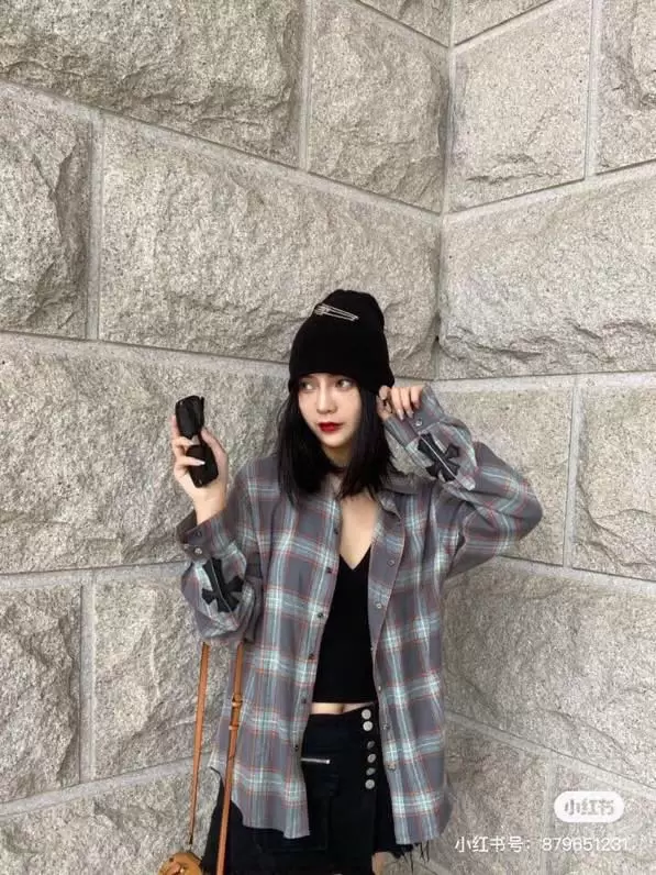 ChromeHearts克罗心重工刺绣皮标格纹复古衬衫